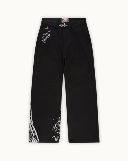 Black Crescent Pants