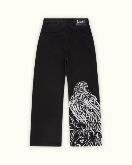 Black Crescent Pants